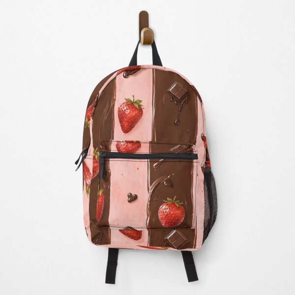 Item preview, Strawberry & Chocolate Drip – Sweet Retro Pattern | Cute Dessert Aesthetic designed and sold by Fernhaven.
