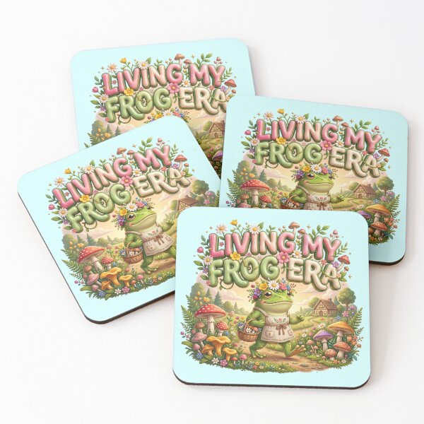 Item preview, Living My Frog Era Cottagecore Frog Life designed and sold by pradeepvisuals.