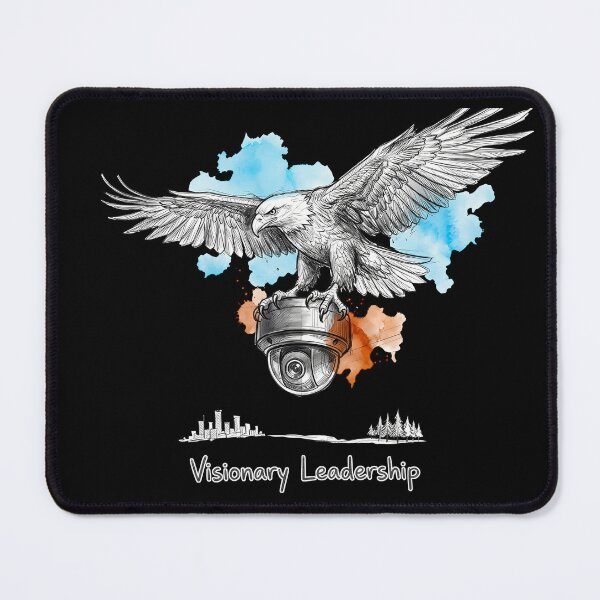 Item preview, Visionary Leadership - Ironic Eagle Surveillance Satire designed and sold by SoulPT.