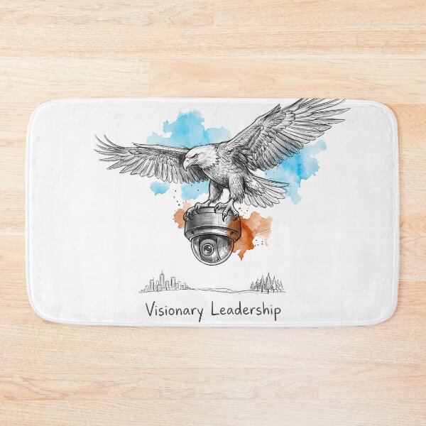 Item preview, Visionary Leadership - Ironic Eagle Surveillance Satire designed and sold by SoulPT.