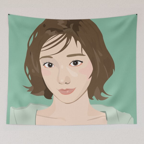 Item preview, Jiyu KiiiKiii in a stunning digital art vector portrait designed and sold by Aome22.