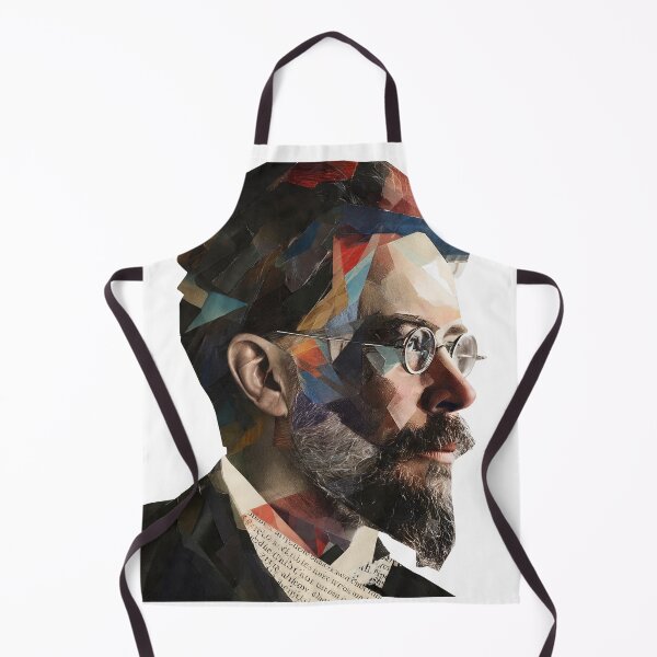 Item preview, Anton Chekhov – Literary Collage Portrait Art Print | Russian Short Story Theatre Poster designed and sold by OzzFrequency.