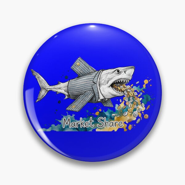 Item preview, Market Share - Funny Corporate Loan Shark Satire designed and sold by SoulPT.