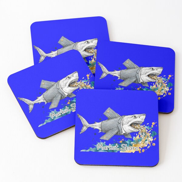 Item preview, Market Share - Funny Corporate Loan Shark Satire designed and sold by SoulPT.