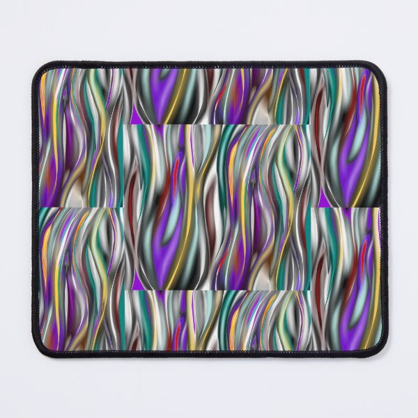 Item preview, Liquid silk metallic ripple abstract art designed and sold by simplyart767.