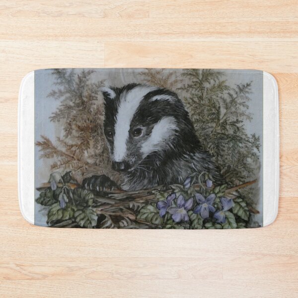 Item preview, A Badger by Rita E Whitaker designed and sold by Collector-RB.