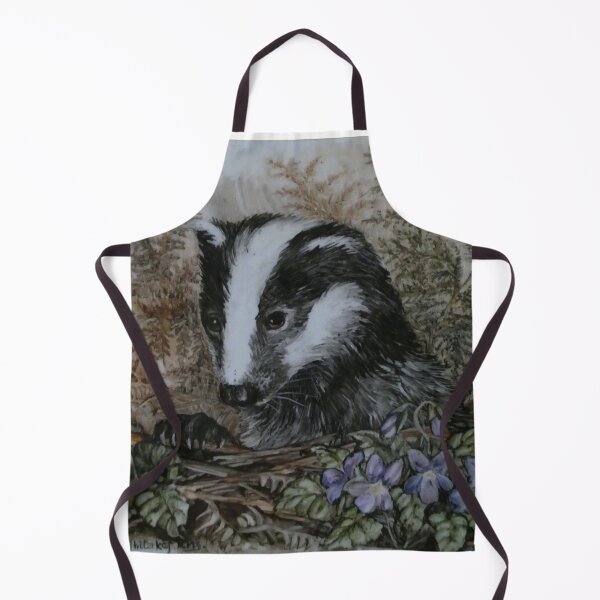 Item preview, A Badger by Rita E Whitaker designed and sold by Collector-RB.