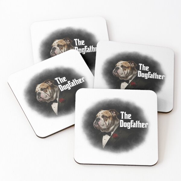 Item preview, The Dogfather Bulldog T-Shirt Iconic Mafia Movie Parody designed and sold by NCalNoveltees.