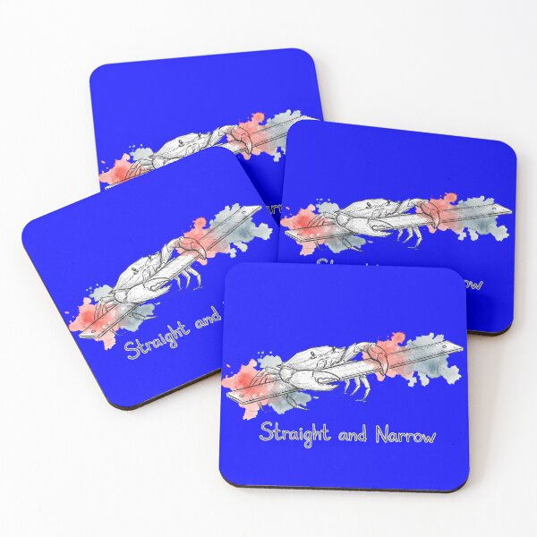 Item preview, Straight and Narrow - Funny Crab Ruler Illustration designed and sold by SoulPT.