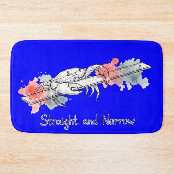 Item preview, Straight and Narrow - Funny Crab Ruler Illustration designed and sold by SoulPT.