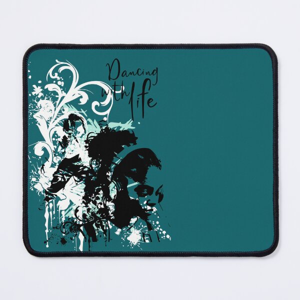 Item preview, Graffiti Vector Garden Floral abstract style black and mint designed and sold by Pics'Elle Creations.