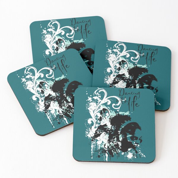Item preview, Graffiti Vector Garden Floral abstract style black and mint designed and sold by Pics'Elle Creations.