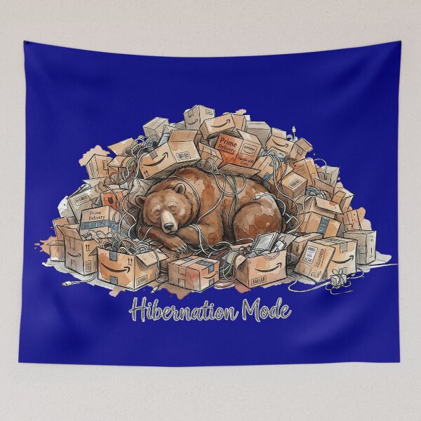 Item preview, Hibernation Mode - Cozy Bear Delivery Humor designed and sold by SoulPT.