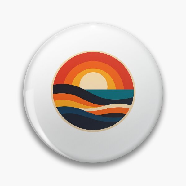 Item preview, Modernist 70s Circular Colorblock designed and sold by Le Grand Requin.