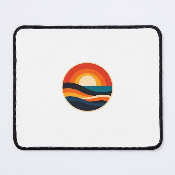 Item preview, Modernist 70s Circular Colorblock designed and sold by Le Grand Requin.