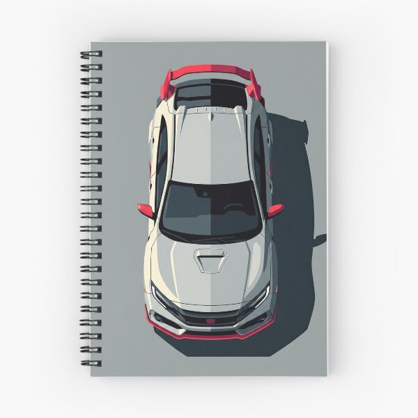 Item preview, Honda Civic Type R FK8 Split Shadow Top View Vector Illustration designed and sold by Motorline44.