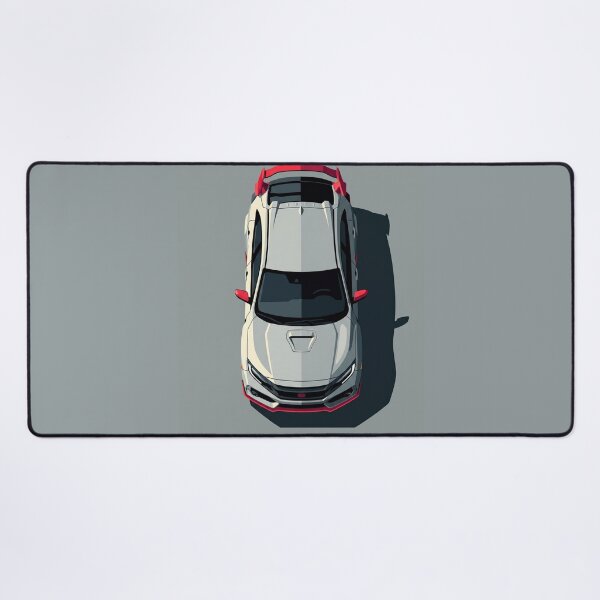 Item preview, Honda Civic Type R FK8 Split Shadow Top View Vector Illustration designed and sold by Motorline44.
