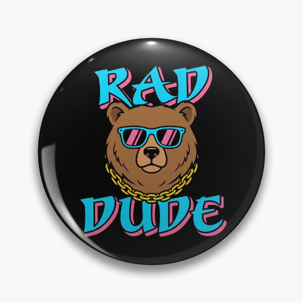 Item preview, Rad Dude Cool Bear  designed and sold by Milasneeze.
