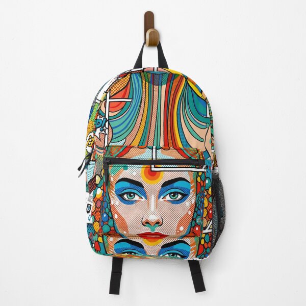 Item preview, Pop Art Graphic Woman Portrait Colorful Festival designed and sold by G-M-Designs.