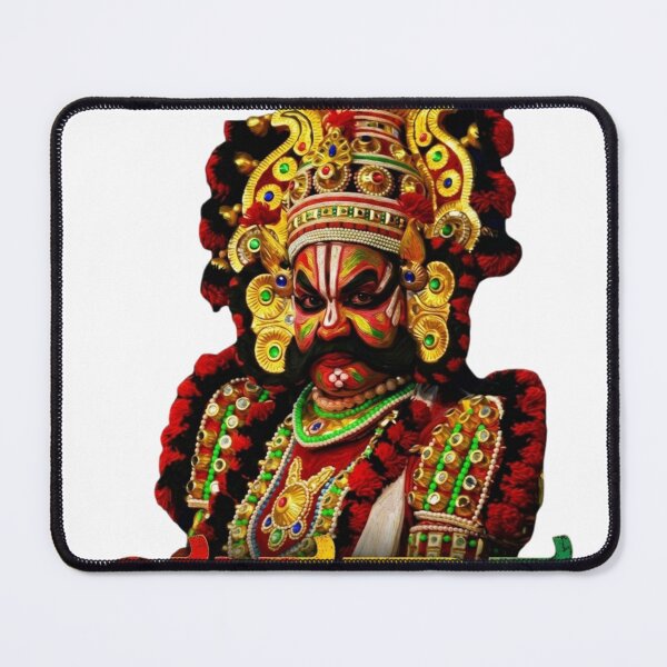 Item preview, Yakshagana Kannada Sticker | Traditional Karnataka Folk Art T-Shirt Design | ಯಕ್ಷಗಾನ Typography designed and sold by Kannada Ink Studio.
