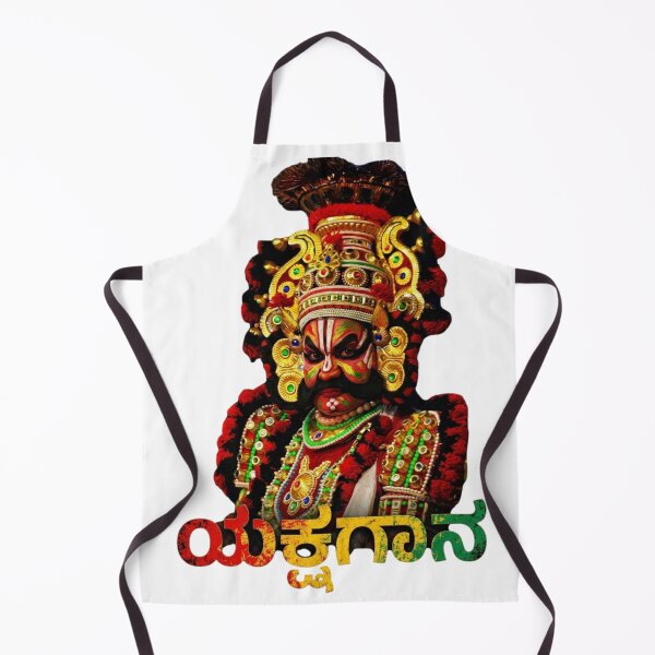Item preview, Yakshagana Kannada Sticker | Traditional Karnataka Folk Art T-Shirt Design | ಯಕ್ಷಗಾನ Typography designed and sold by Kannada Ink Studio.