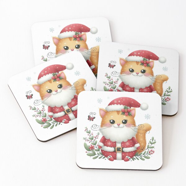 Item preview, Santa Cat Is Coming To Town! designed and sold by NerdiPop.