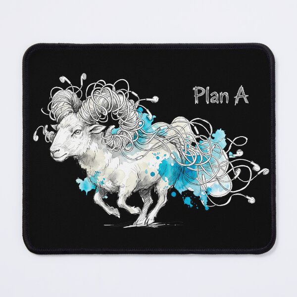 Item preview, Plan A: Tangled Headphones Ram Humor designed and sold by SoulPT.