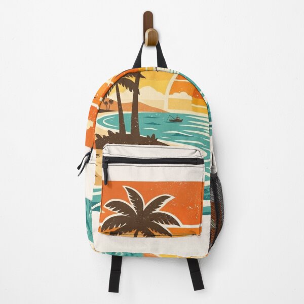 Item preview, Retro Sunset Paradise — Tropical Waves designed and sold by ivodanivan.
