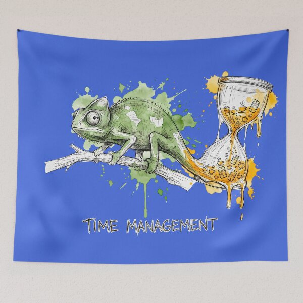Item preview, Time Management Chameleon: Modern Distractions designed and sold by SoulPT.