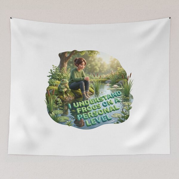 Item preview, I Understand Frogs On A Personal Level Funny Frog designed and sold by pradeepvisuals.