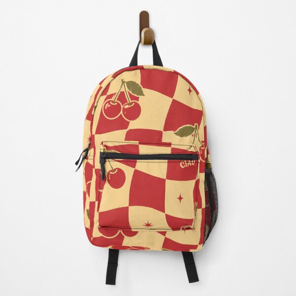 Item preview, Cherry Dolce Checkerboard – Retro Italian Summer Pattern | Vintage Cherry Aesthetic designed and sold by Fernhaven.