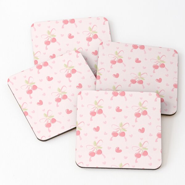 Item preview, Cute Coquette Pink Cherry Pattern designed and sold by Cherry Emporium.