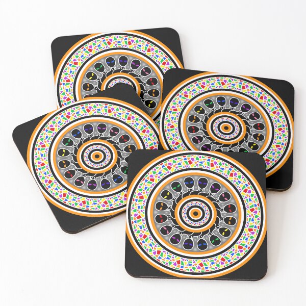 Item preview, Dissociative Identity Disorder Awareness Mandala designed and sold by BewitchedButterflies.
