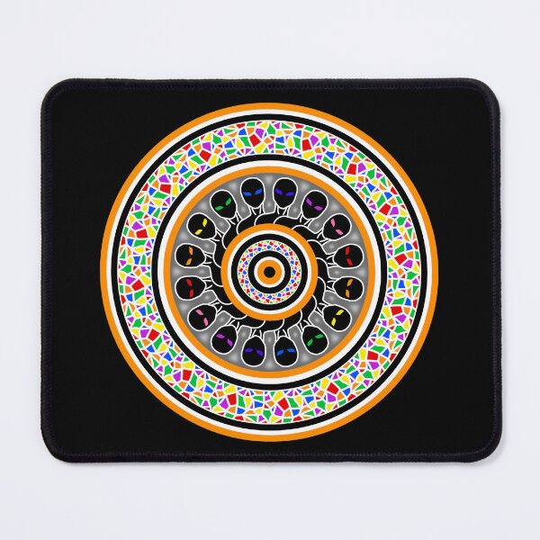 Item preview, Dissociative Identity Disorder Awareness Mandala designed and sold by BewitchedButterflies.