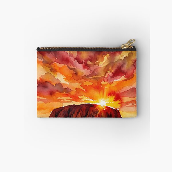 Item preview, Uluru Sunrise Australia — Watercolour Style  designed and sold by InkAndLatitude.