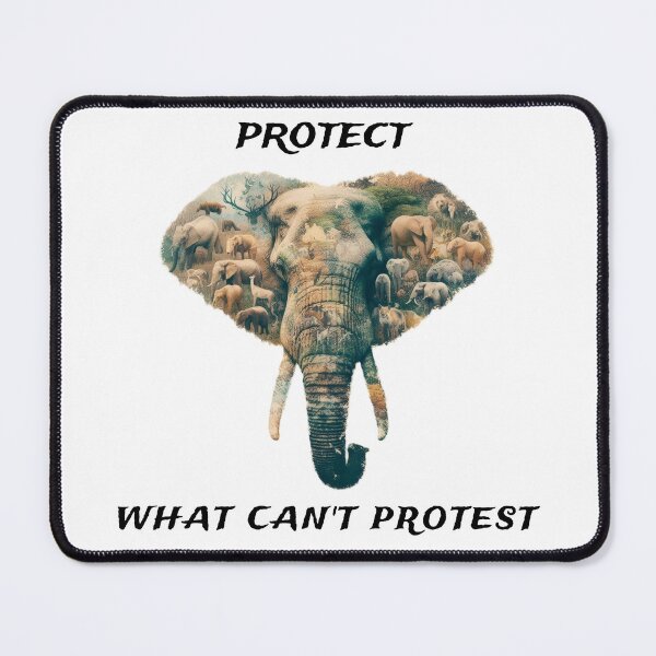 Item preview, Endangered Wildlife Elephant Conservation Design designed and sold by NCalNoveltees.