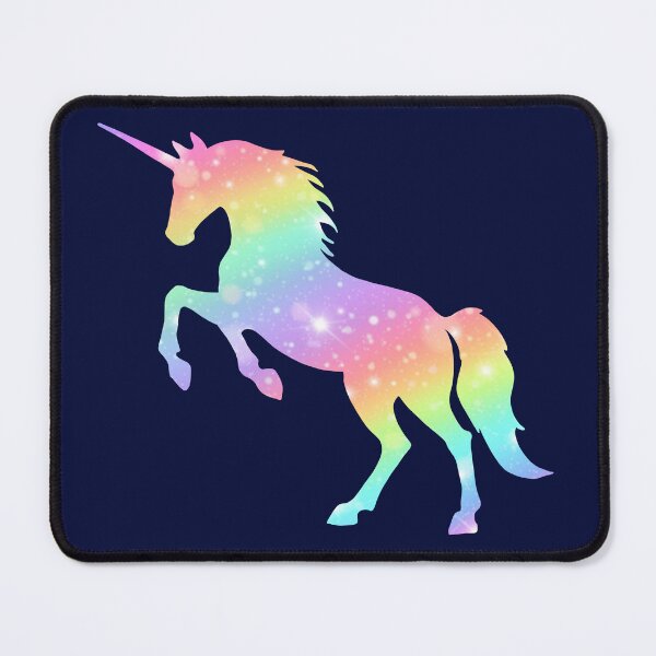 Item preview, Magical Rainbow Galaxy Unicorn - Pastel Starry Night Silhouette designed and sold by SolutionsArt.