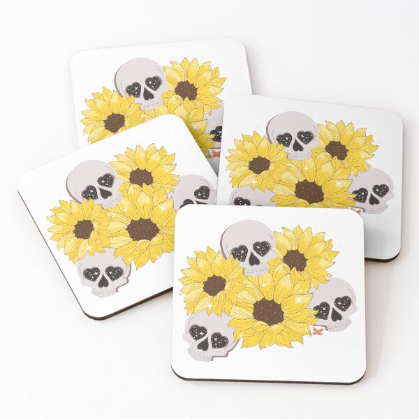 Item preview, Sunflower Skulls designed and sold by AngelicMariposa.