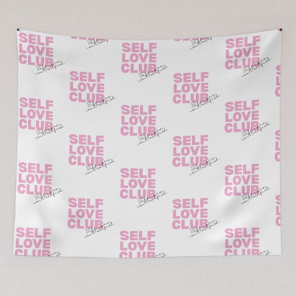 Item preview, Self Love Club designed and sold by The Artful Pearl.