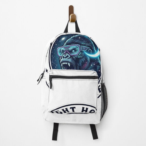Item preview, Night Howl Wild and Free Moon Gorilla Space Emblem designed and sold by JeevanStickers.