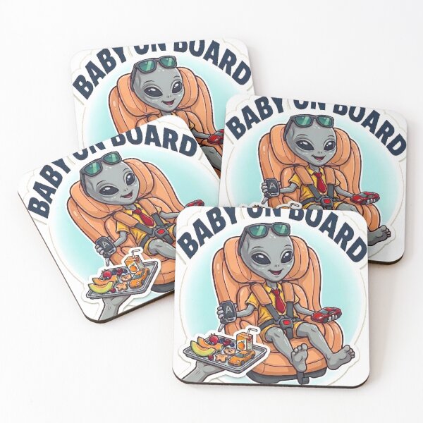 Item preview, BABY ON BOARD designed and sold by Cosmolino.