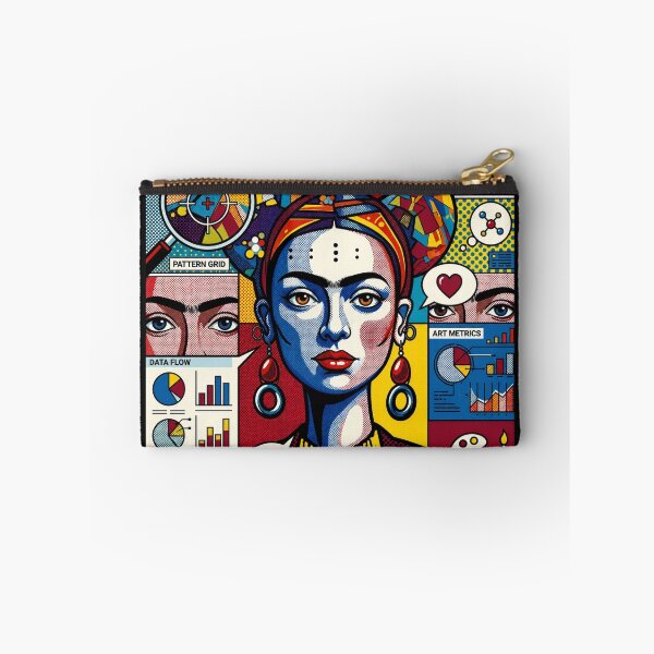 Item preview, Pop Art Graphic Woman Portrait Frida Kahlo Colorful Festival designed and sold by G-M-Designs.