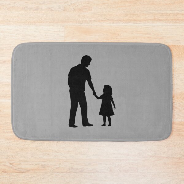 Item preview, Parent Child Silhouette Walking Together Family Love designed and sold by shirt-o-mat.