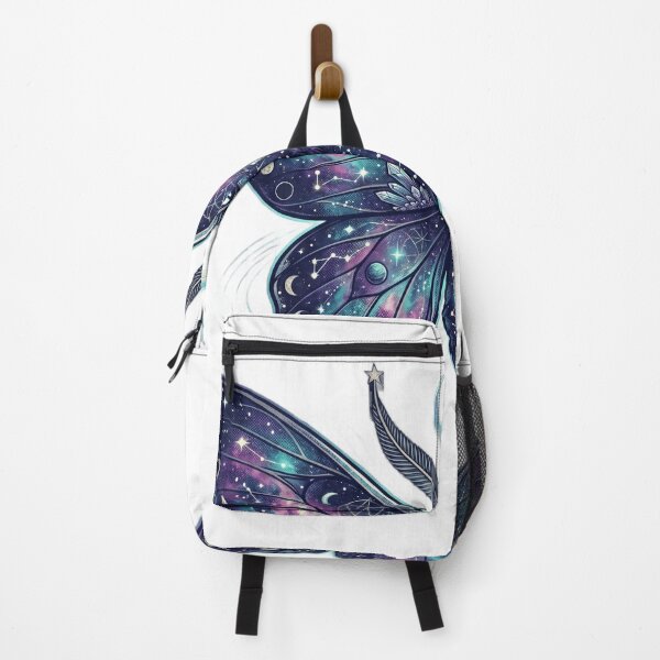 Item preview, Cosmic Galaxy Moth Celestial Wings - Mystical Space Moth Constellation Art designed and sold by Rovano.