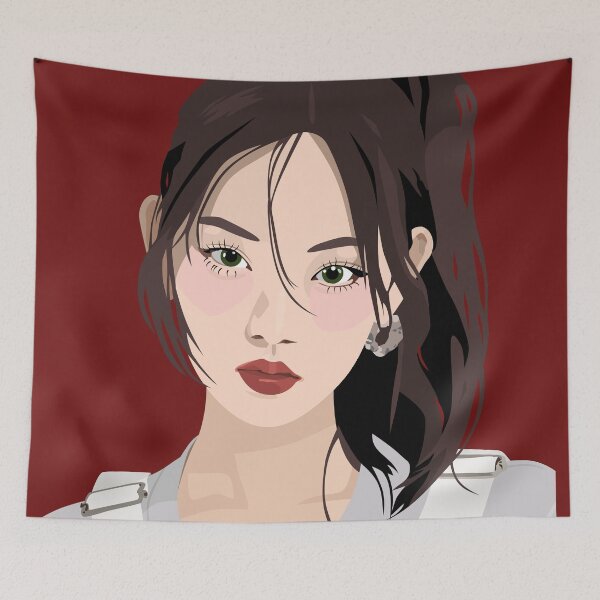 Item preview, Leesol KiiiKiii in a stunning digital art vector portrait designed and sold by Aome22.