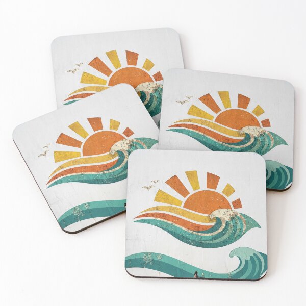 Item preview, Retro Wave & Sun — Coastal Spirit designed and sold by ivodanivan.