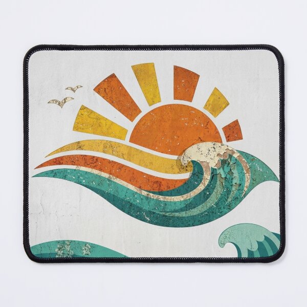 Item preview, Retro Wave & Sun — Coastal Spirit designed and sold by ivodanivan.
