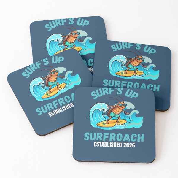 Item preview, Surf’s Up Surfroach 2026 Retro Art designed and sold by RamjoVerse.