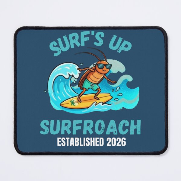 Item preview, Surf’s Up Surfroach 2026 Retro Art designed and sold by RamjoVerse.