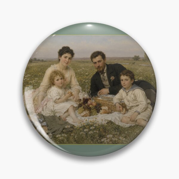 Item preview, A family picnic in the style of W A Bouguereau  designed and sold by Collector-RB.
